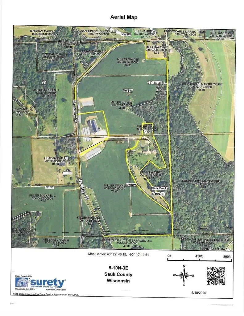 61 A Sandusky Road, Hillpoint, WI 53937 - #1