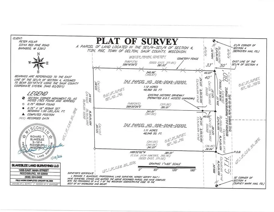 008-0048-00000 County Road BD (Lot 1), Baraboo, WI 53913 - #2