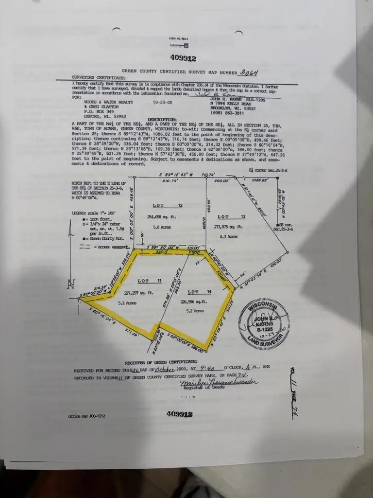 Lot 11 Skinner Hollow Rd. Road, Monroe, WI 53566 - #1
