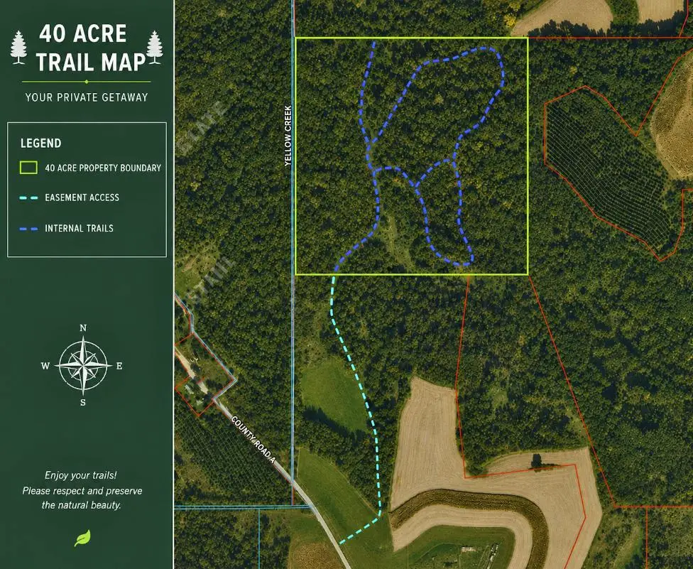 40 Acres County Hwy H, Ridgeway, WI 53582 - #1