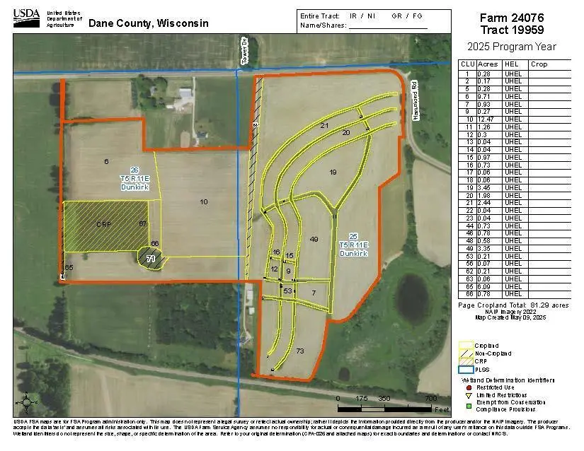 82 Acres M/L Hammond Road, Edgerton, WI 53534 - #2